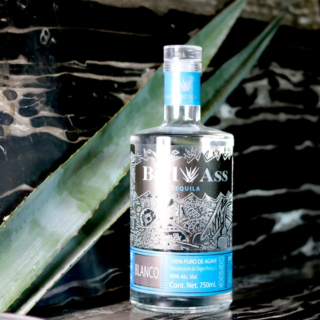 Tequila BadAss Blanco 40. 750ml. - Image 4